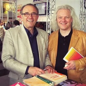 Gerhard Weihe (l) und Peter Weihe (r) auf der Musikmesse Frankfurt