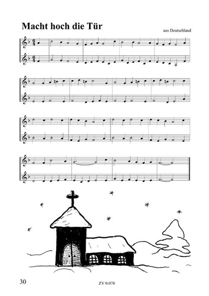 Duette zur Weihnachtszeit für Trompete, Klarinette, Tenorhorn